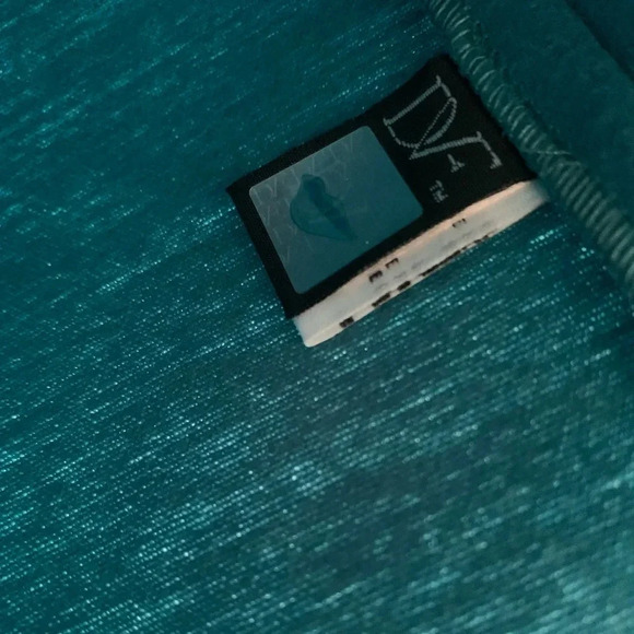 DIANE VON FURSTENBERG NWT Aurora Sheath Dress Teal - Picture 6 of 8